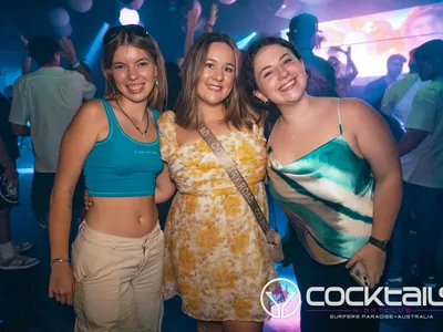 A professional photo of guests enjoying themselves at Cocktails Nightclub from our gallery.