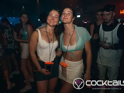 A professional photo of guests enjoying themselves at Cocktails Nightclub from our gallery.