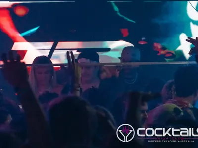 A professional photo of guests enjoying themselves at Cocktails Nightclub from our gallery.