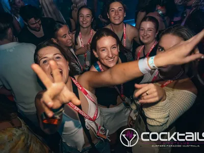 A professional photo of guests enjoying themselves at Cocktails Nightclub from our gallery.