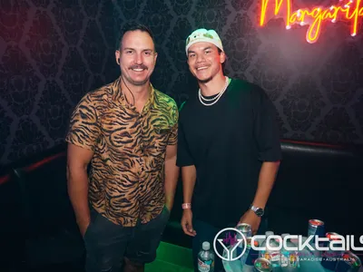 A professional photo of guests enjoying themselves at Cocktails Nightclub from our gallery.