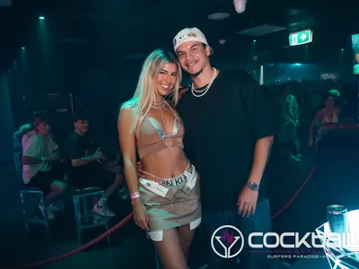 A professional photo of guests enjoying themselves at Cocktails Nightclub from our gallery.