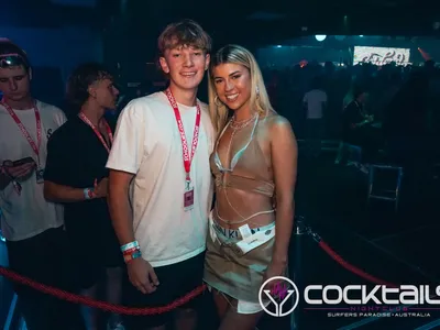 A professional photo of guests enjoying themselves at Cocktails Nightclub from our gallery.