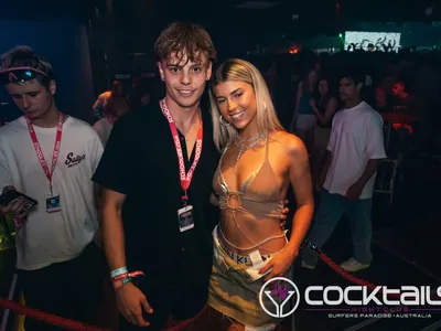 A professional photo of guests enjoying themselves at Cocktails Nightclub from our gallery.