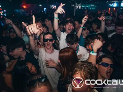 A professional photo of guests enjoying themselves at Cocktails Nightclub from our gallery.