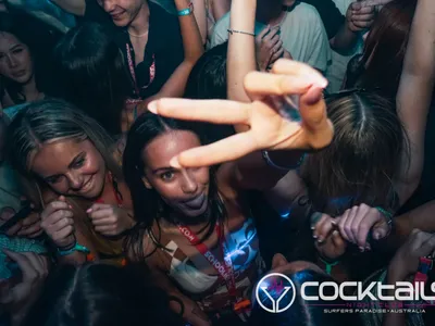 A professional photo of guests enjoying themselves at Cocktails Nightclub from our gallery.