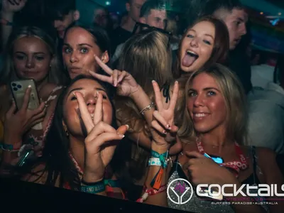 A professional photo of guests enjoying themselves at Cocktails Nightclub from our gallery.