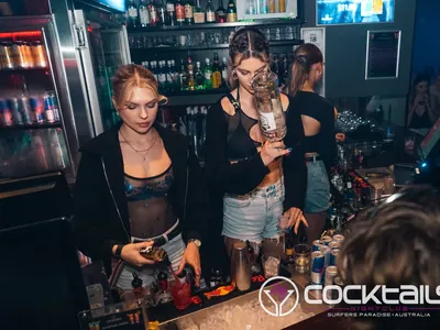 A professional photo of guests enjoying themselves at Cocktails Nightclub from our gallery.