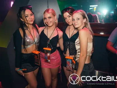 A professional photo of guests enjoying themselves at Cocktails Nightclub from our gallery.