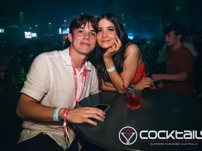 A professional photo of guests enjoying themselves at Cocktails Nightclub from our gallery.