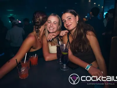 A professional photo of guests enjoying themselves at Cocktails Nightclub from our gallery.