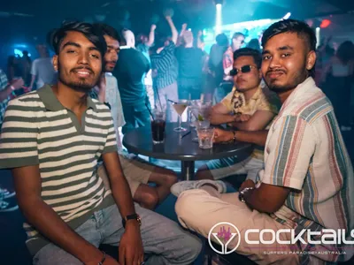 A professional photo of guests enjoying themselves at Cocktails Nightclub from our gallery.