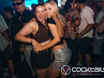 A professional photo of guests enjoying themselves at Cocktails Nightclub from our gallery.