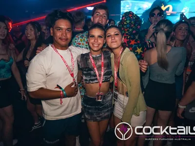 A professional photo of guests enjoying themselves at Cocktails Nightclub from our gallery.