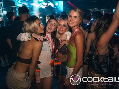 A professional photo of guests enjoying themselves at Cocktails Nightclub from our gallery.