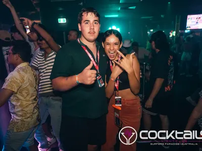 A professional photo of guests enjoying themselves at Cocktails Nightclub from our gallery.