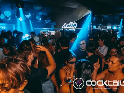 A professional photo of guests enjoying themselves at Cocktails Nightclub from our gallery.