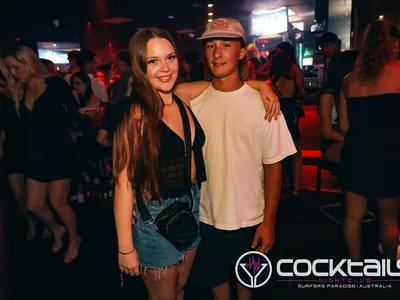 A professional photo of guests enjoying themselves at Cocktails Nightclub from our gallery.