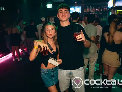 A professional photo of guests enjoying themselves at Cocktails Nightclub from our gallery.