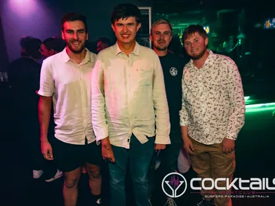 A professional photo of guests enjoying themselves at Cocktails Nightclub from our gallery.