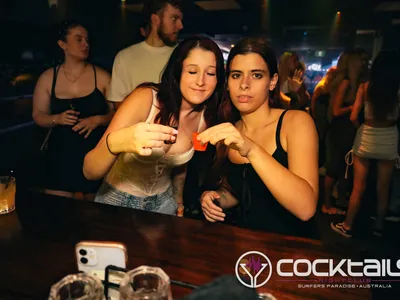 A professional photo of guests enjoying themselves at Cocktails Nightclub from our gallery.