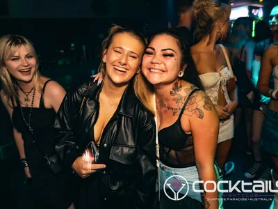 A professional photo of guests enjoying themselves at Cocktails Nightclub from our gallery.