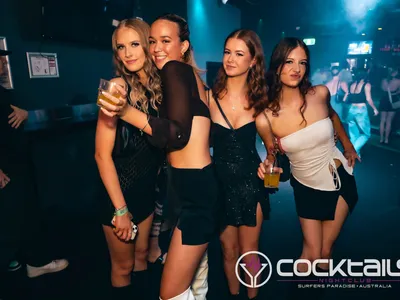 A professional photo of guests enjoying themselves at Cocktails Nightclub from our gallery.