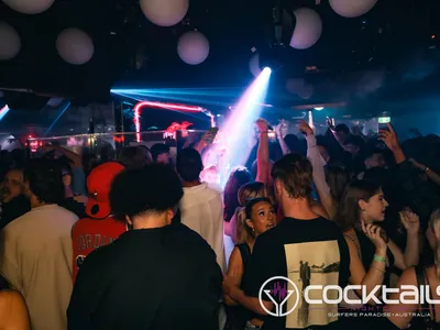 A professional photo of guests enjoying themselves at Cocktails Nightclub from our gallery.