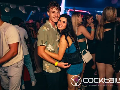 A professional photo of guests enjoying themselves at Cocktails Nightclub from our gallery.