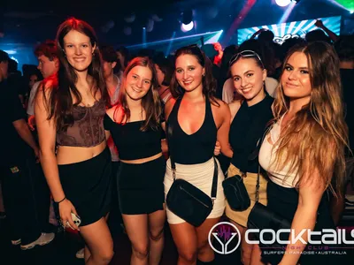 A professional photo of guests enjoying themselves at Cocktails Nightclub from our gallery.