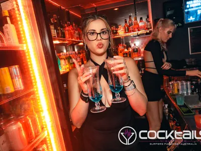 A professional photo of guests enjoying themselves at Cocktails Nightclub from our gallery.