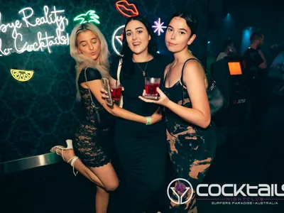 A professional photo of guests enjoying themselves at Cocktails Nightclub from our gallery.