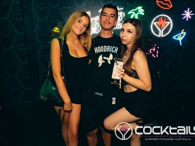 A professional photo of guests enjoying themselves at Cocktails Nightclub from our gallery.