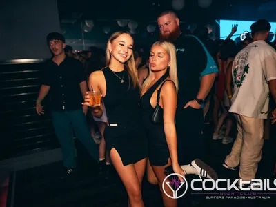 A professional photo of guests enjoying themselves at Cocktails Nightclub from our gallery.