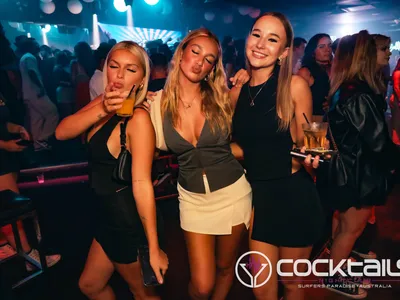 A professional photo of guests enjoying themselves at Cocktails Nightclub from our gallery.