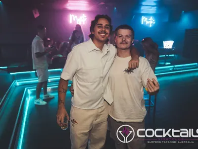 A professional photo of guests enjoying themselves at Cocktails Nightclub from our gallery.