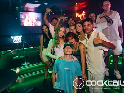 A professional photo of guests enjoying themselves at Cocktails Nightclub from our gallery.