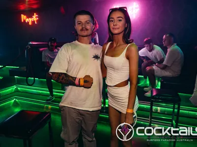 A professional photo of guests enjoying themselves at Cocktails Nightclub from our gallery.