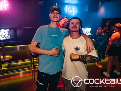 A professional photo of guests enjoying themselves at Cocktails Nightclub from our gallery.