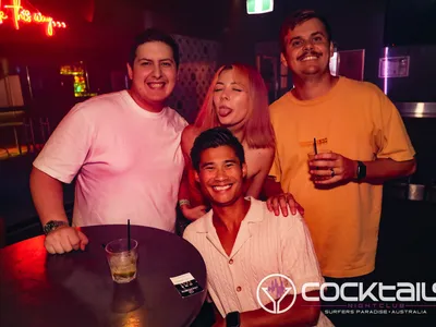 A professional photo of guests enjoying themselves at Cocktails Nightclub from our gallery.