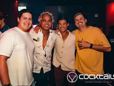 A professional photo of guests enjoying themselves at Cocktails Nightclub from our gallery.