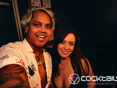 A professional photo of guests enjoying themselves at Cocktails Nightclub from our gallery.