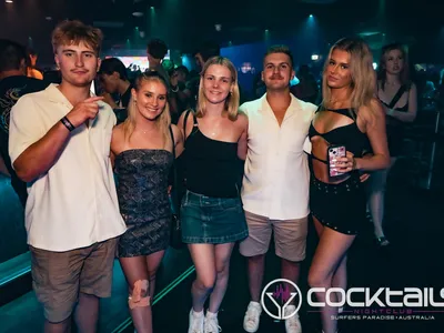 A professional photo of guests enjoying themselves at Cocktails Nightclub from our gallery.