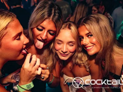 A professional photo of guests enjoying themselves at Cocktails Nightclub from our gallery.