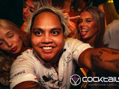 A professional photo of guests enjoying themselves at Cocktails Nightclub from our gallery.