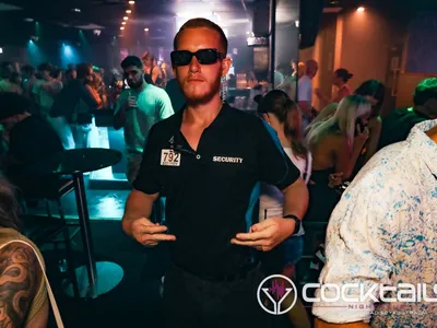 A professional photo of guests enjoying themselves at Cocktails Nightclub from our gallery.