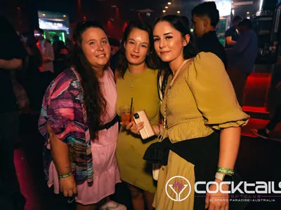 A professional photo of guests enjoying themselves at Cocktails Nightclub from our gallery.