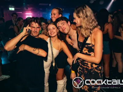 A professional photo of guests enjoying themselves at Cocktails Nightclub from our gallery.