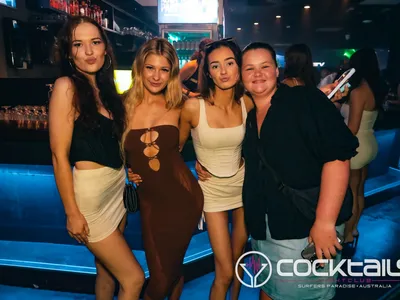 A professional photo of guests enjoying themselves at Cocktails Nightclub from our gallery.