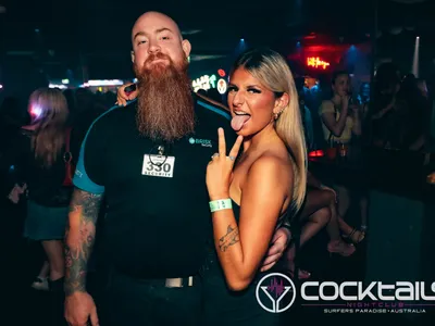 A professional photo of guests enjoying themselves at Cocktails Nightclub from our gallery.